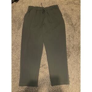 Lululemon keep moving olive green pants size 12